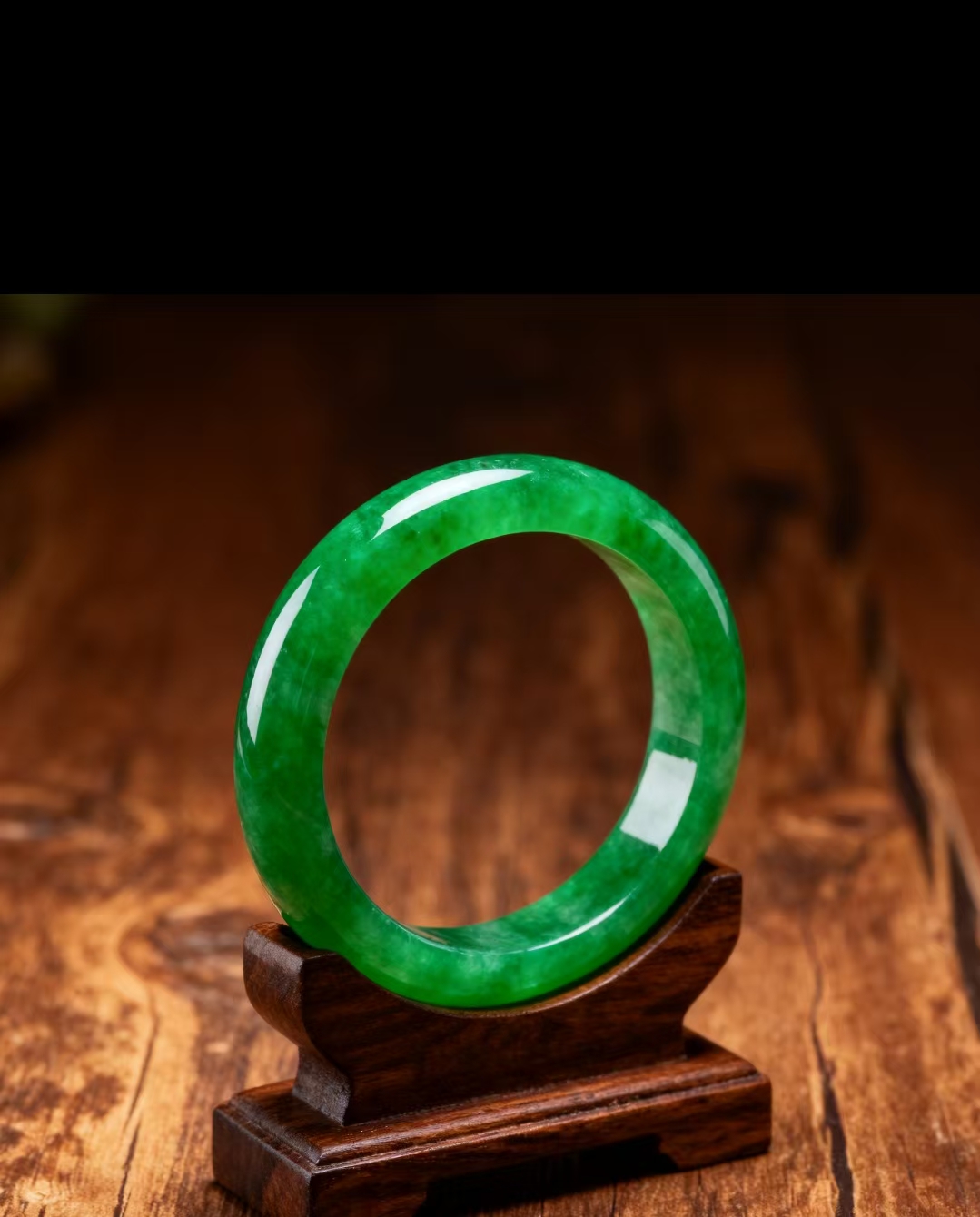 满绿正圈天然A货翡翠手镯展示链接勿拍