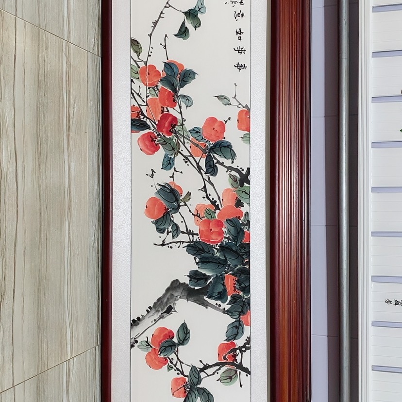 【闪购商品】国画好****书画作品带框165×50