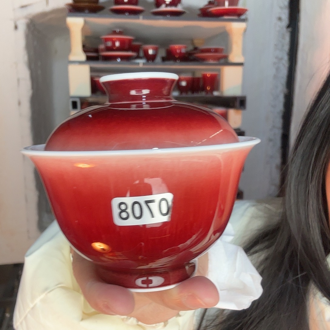 瓷片景德镇郎红陶瓷