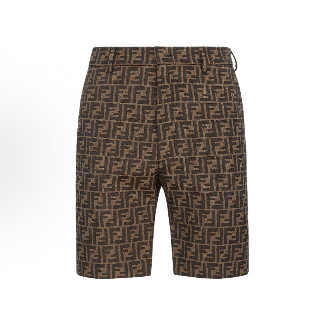 99新 FENDI/芬迪 百慕大提花满印短裤/46码/工价5600/编10449