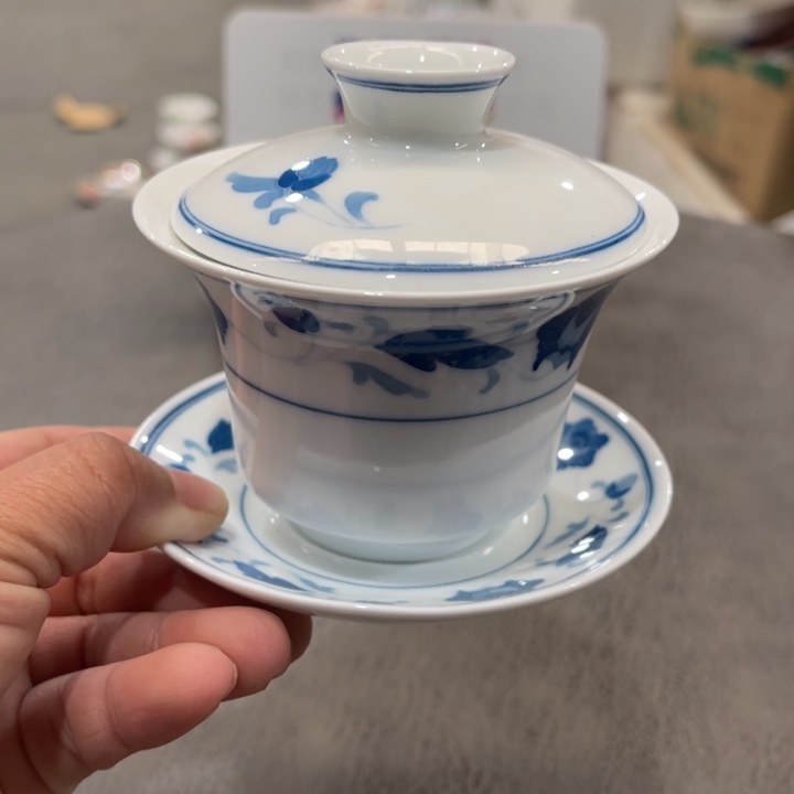 醴陵高温瓷手绘150毫升杯