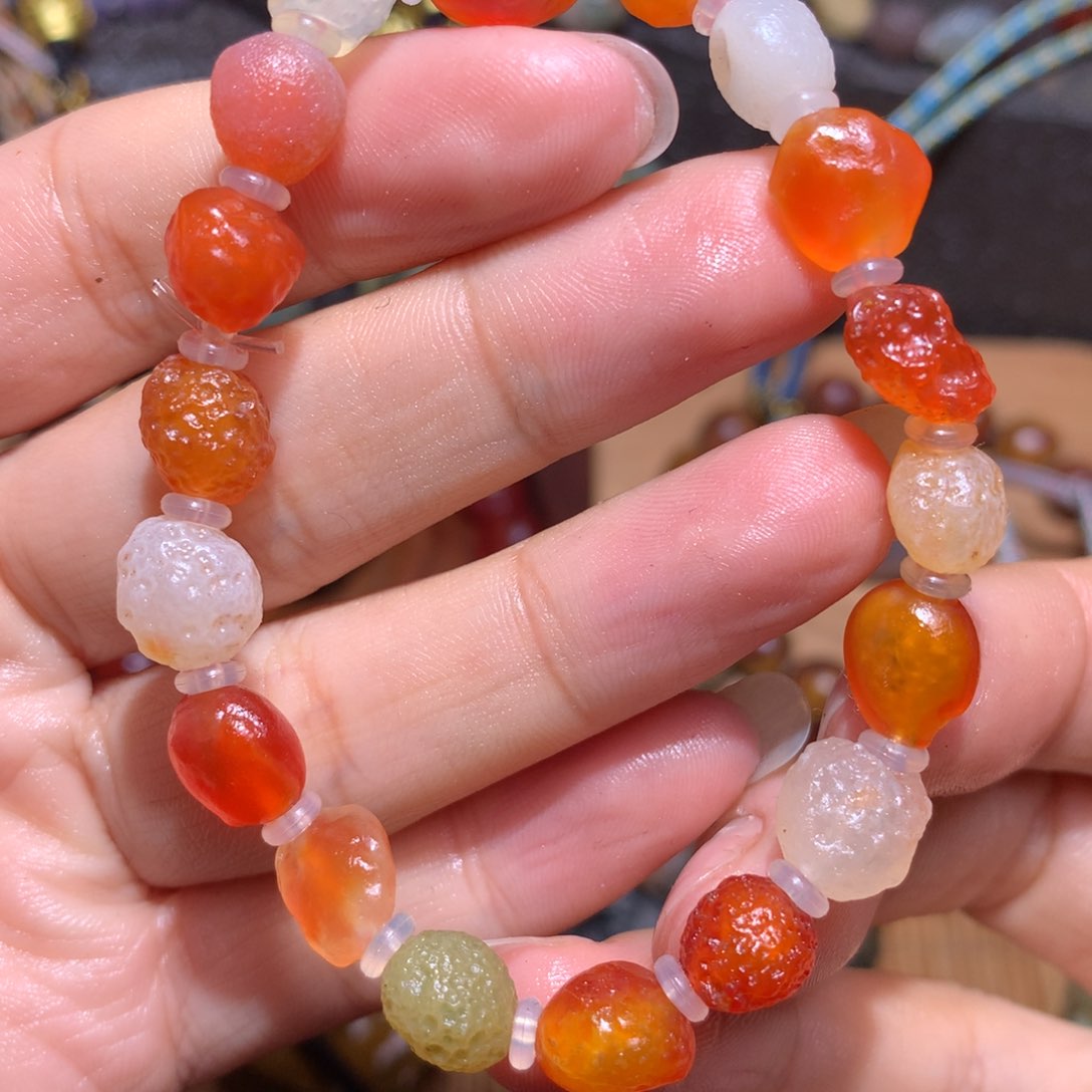 未镶嵌玛瑙/玉髓珠宝半成品