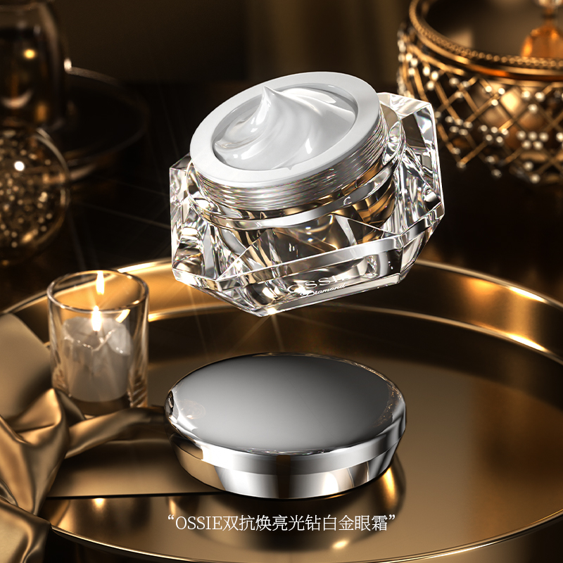 OSSIE双抗焕亮光钻白金眼霜-hr