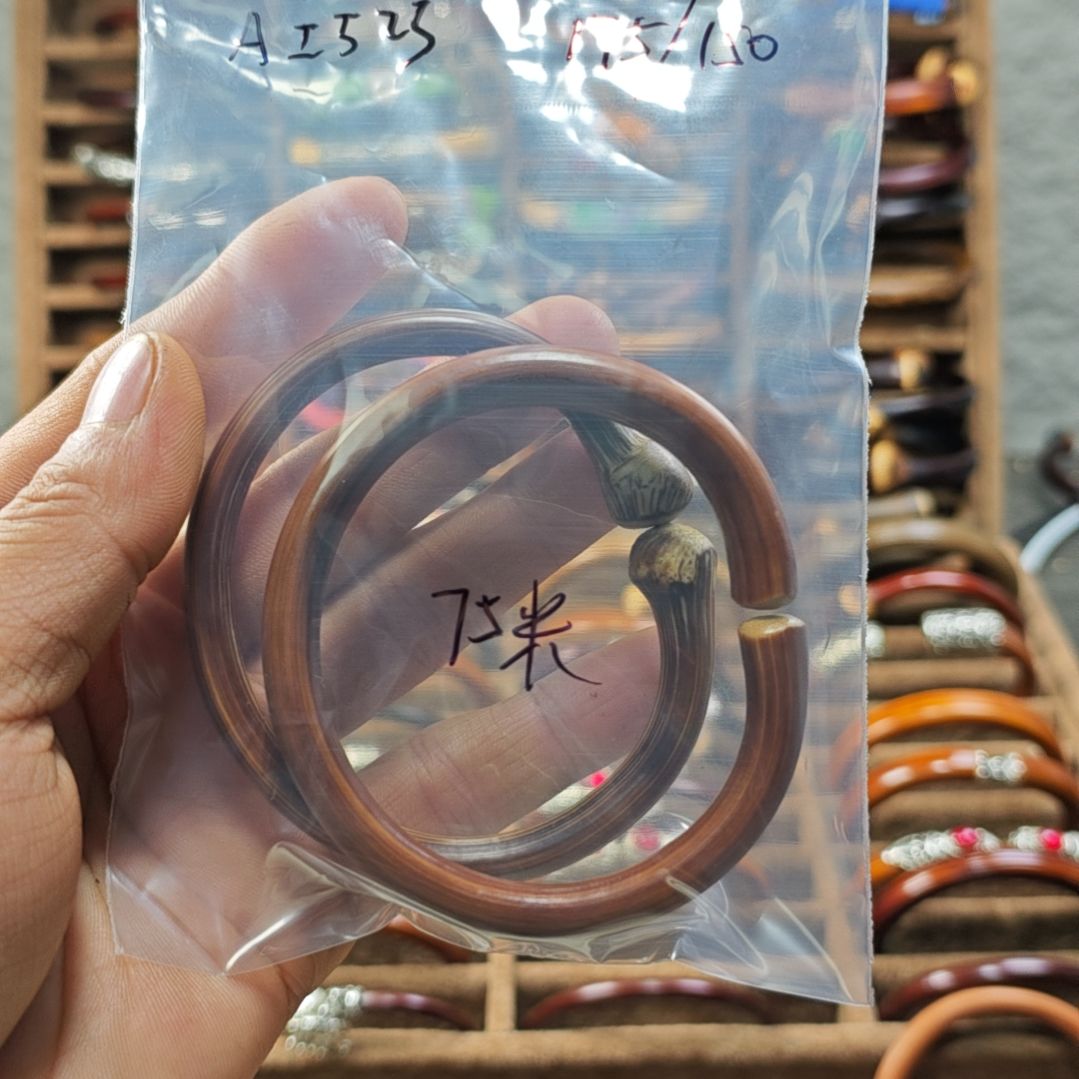 a***巧木质非金属金刚藤手镯一只金丝藤手镯一只共两只