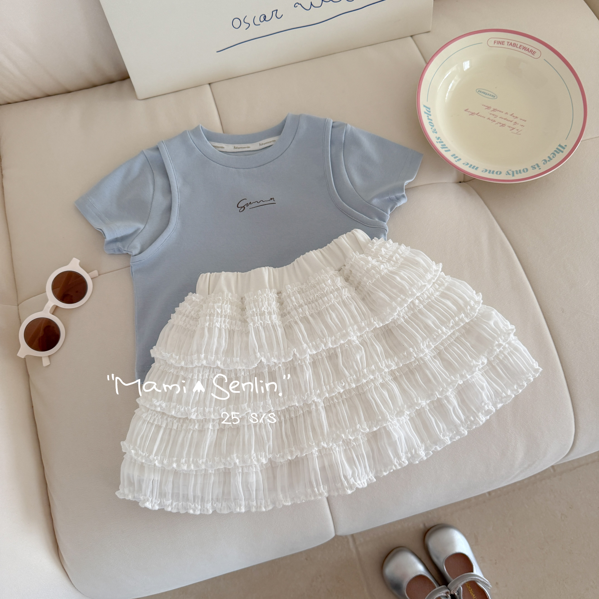 【现货】妈咪森林童装2025年春夏新款儿童半身裙裤252-MMSL-252005