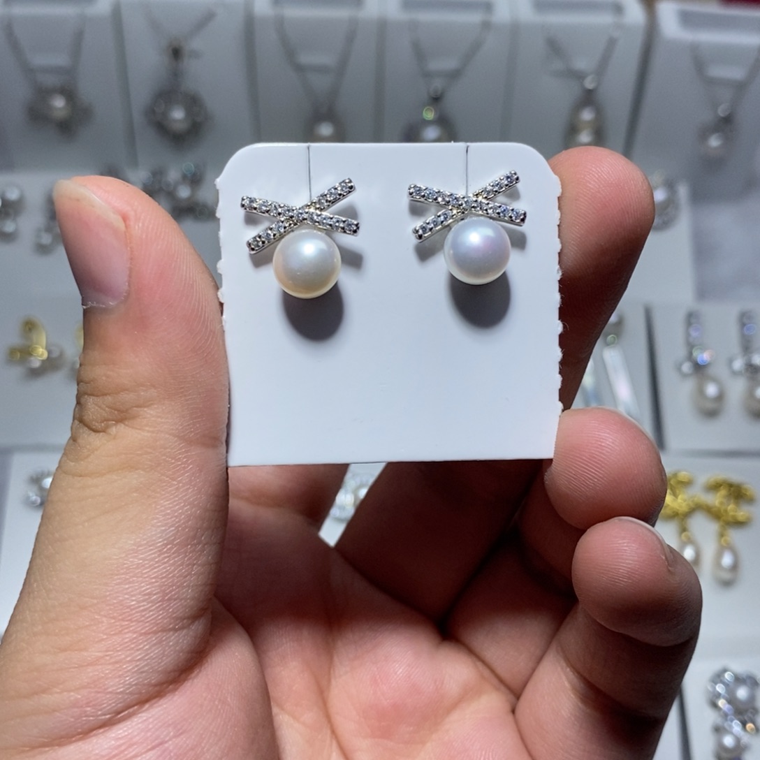 耳饰未镶嵌淡水珍珠