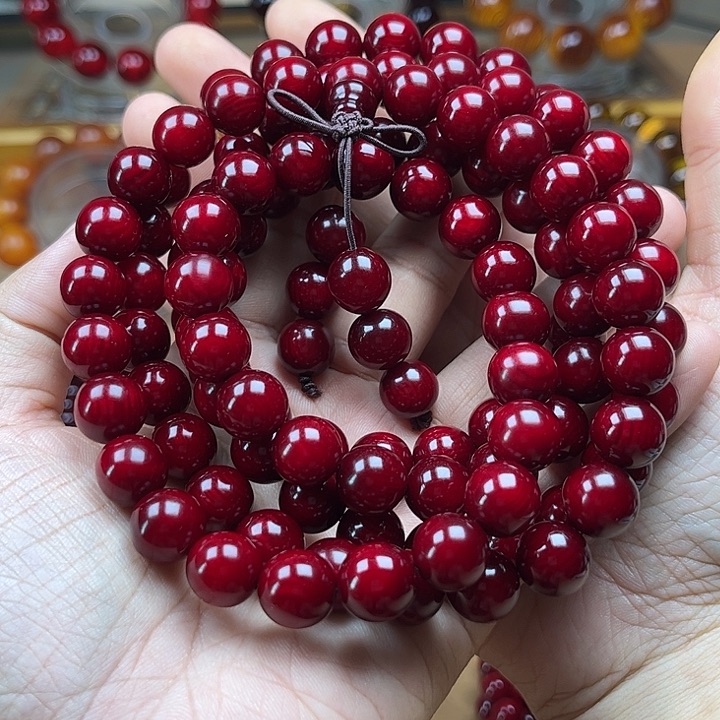 一***够贝壳杉（血龙木）手串/手链