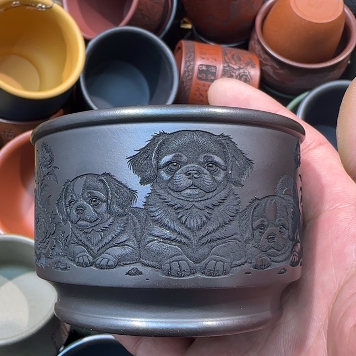 茶杯紫砂全手工制作工艺