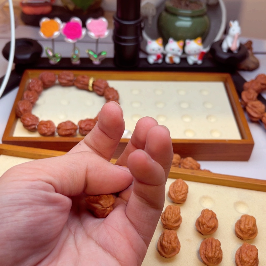 文玩核桃手串明***好蛤蟆头