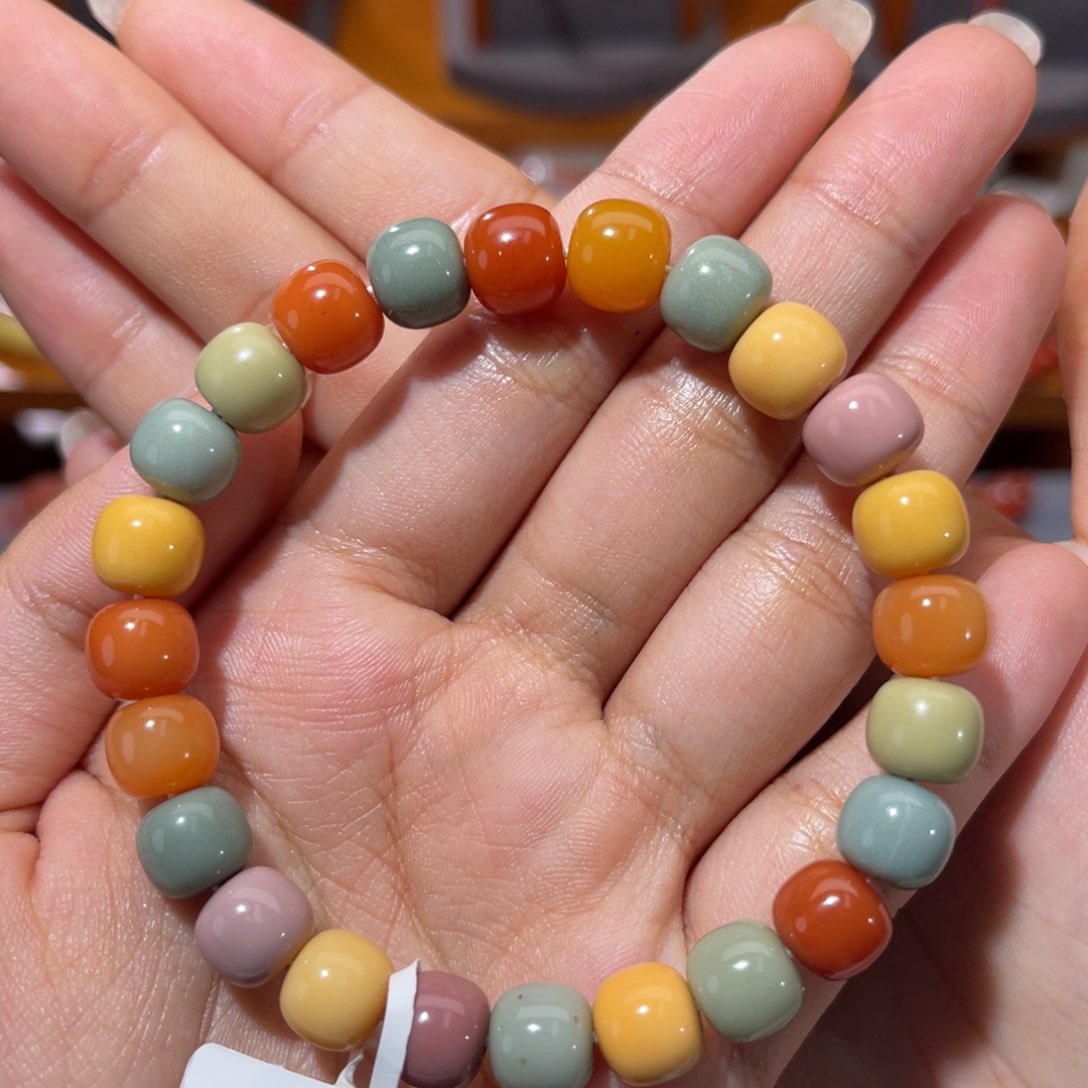 石英质玉缅黄阿拉善老型单圈9mm未镶嵌