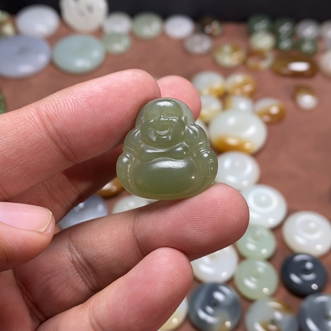 和田玉吊坠(不含链)未镶嵌