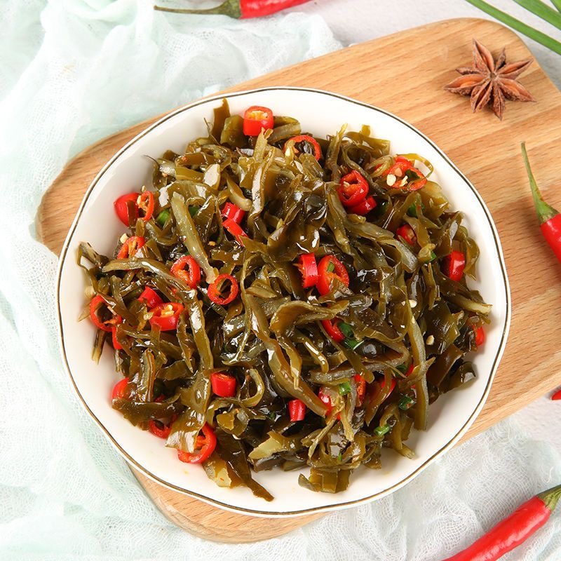 蜀味龙微辣海带零食休闲下饭菜开袋即食海带丝麻辣正宗调料 图片 3