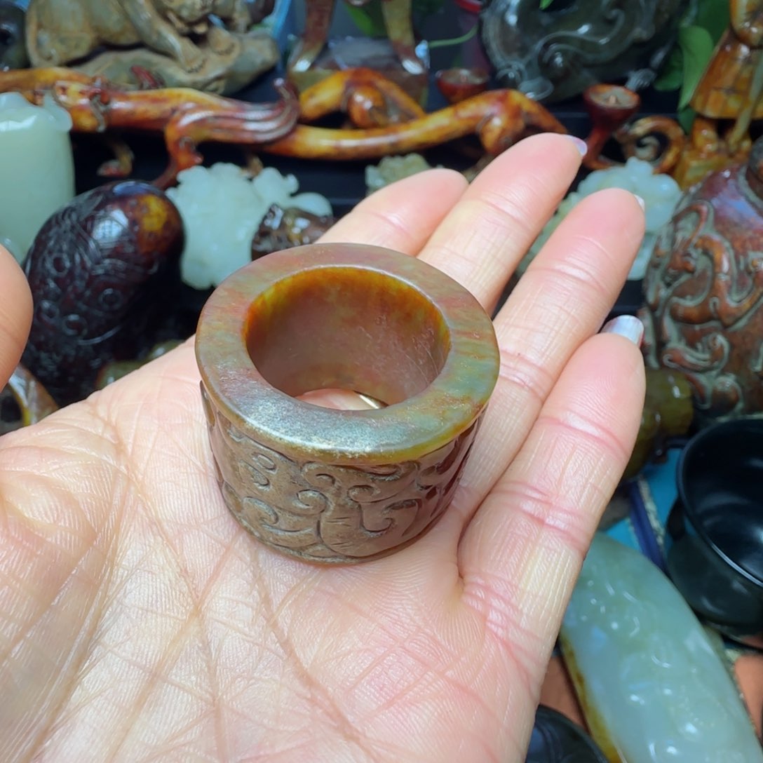 和田玉扳指未镶嵌