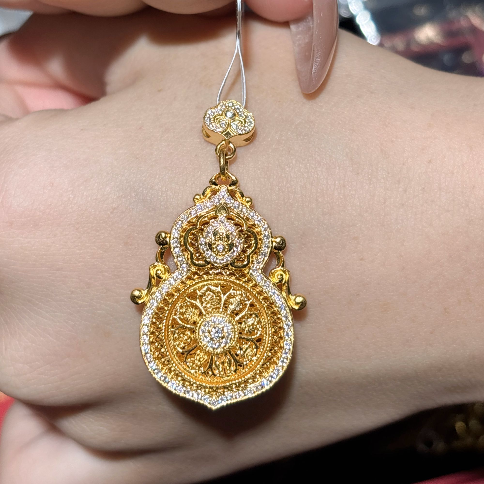 【巧玲珠宝】足金999 人生四喜福禄饰品 经典时尚百搭送礼