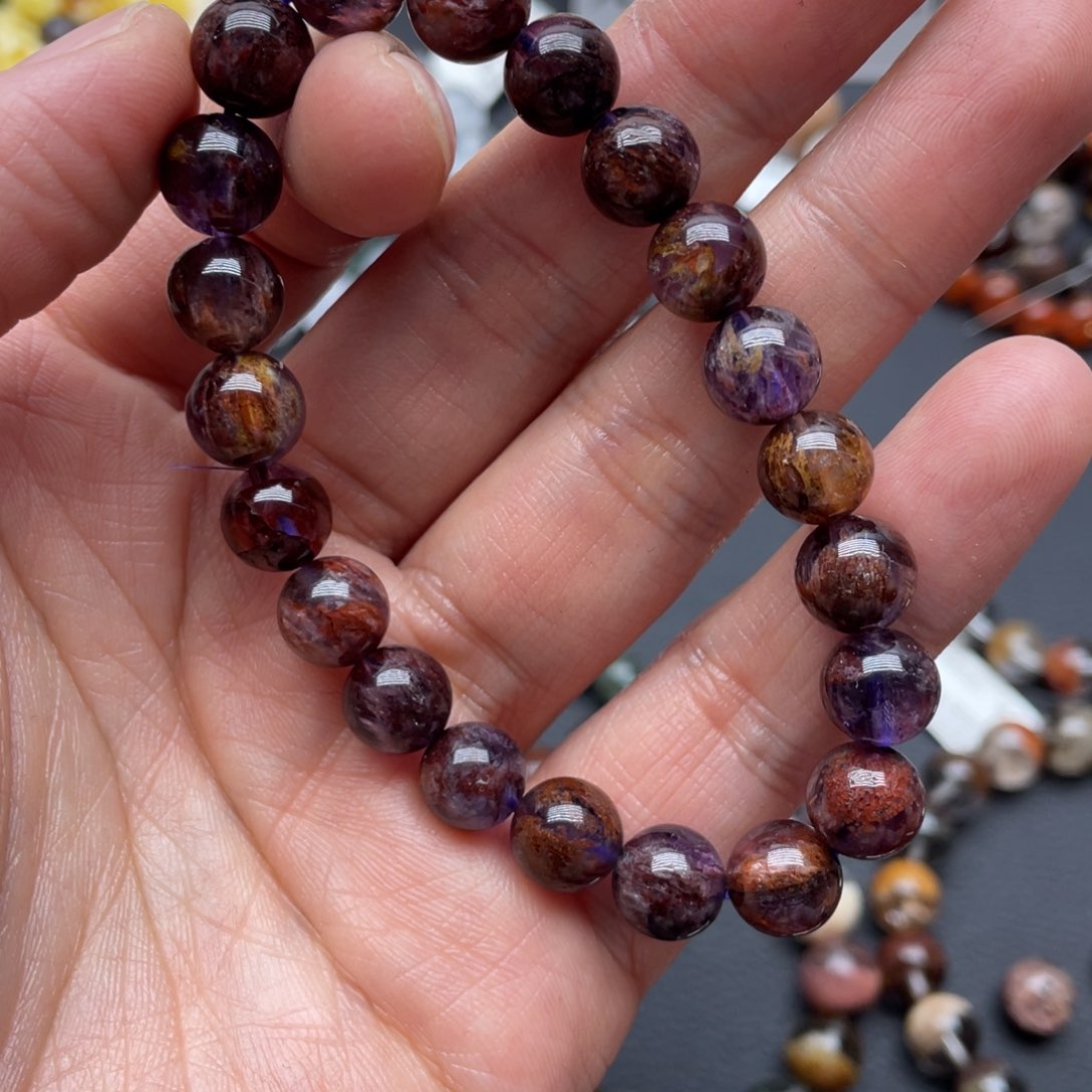 水晶手链未镶嵌紫幽灵