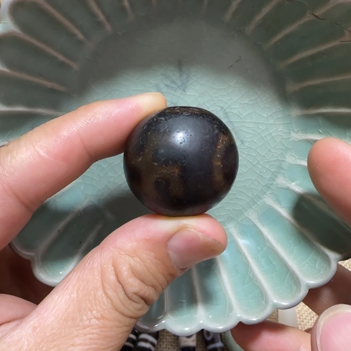 摆件一***世瓷器摆件手工珠子