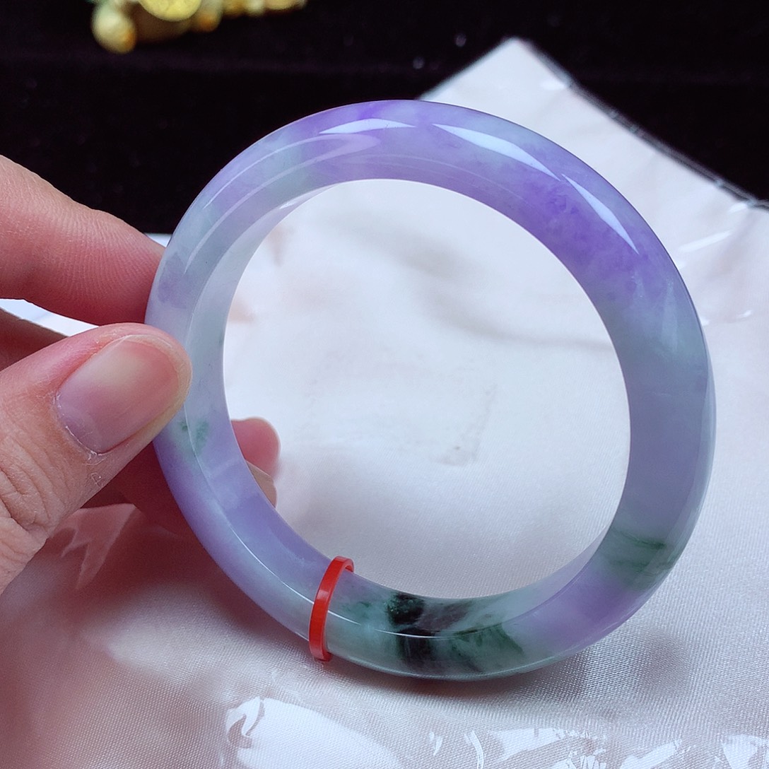 翡翠未镶嵌手镯58-59圈