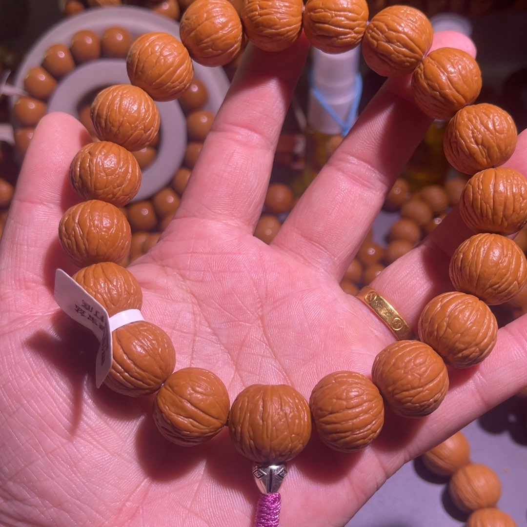 铁***儿吊坠猴头核桃聚宝盆精品手持