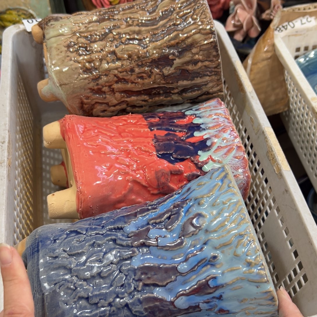 随机两个瑕疵多肉花盆满20元发货退款的拉黑