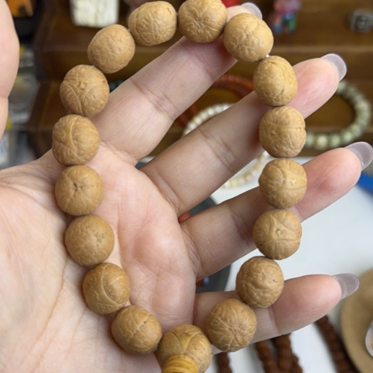 高油高密红皮同树籽精挑文玩男女13毫米凤眼