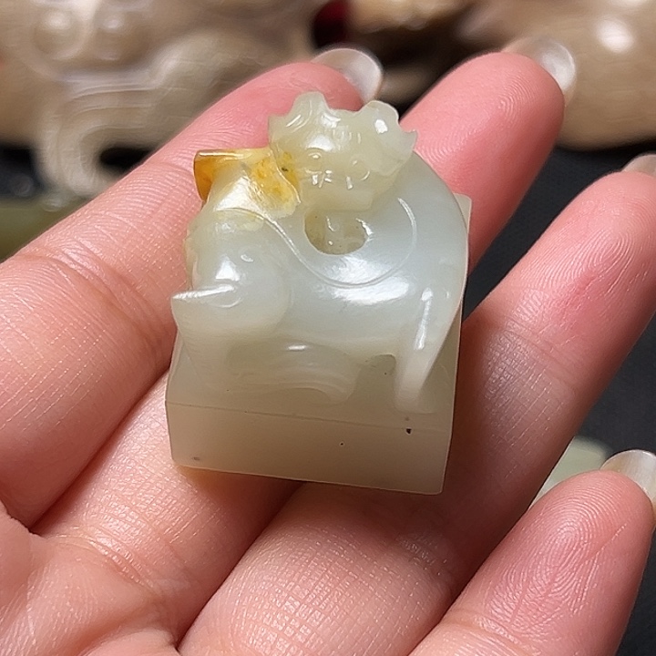 遇***！和田玉（糖玉）未镶嵌挂件