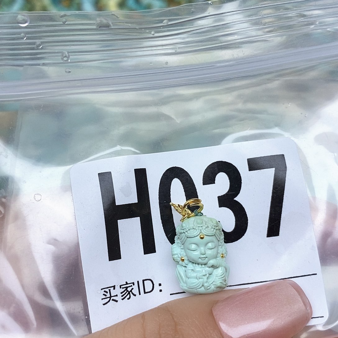 绿松石配饰未镶嵌用****3