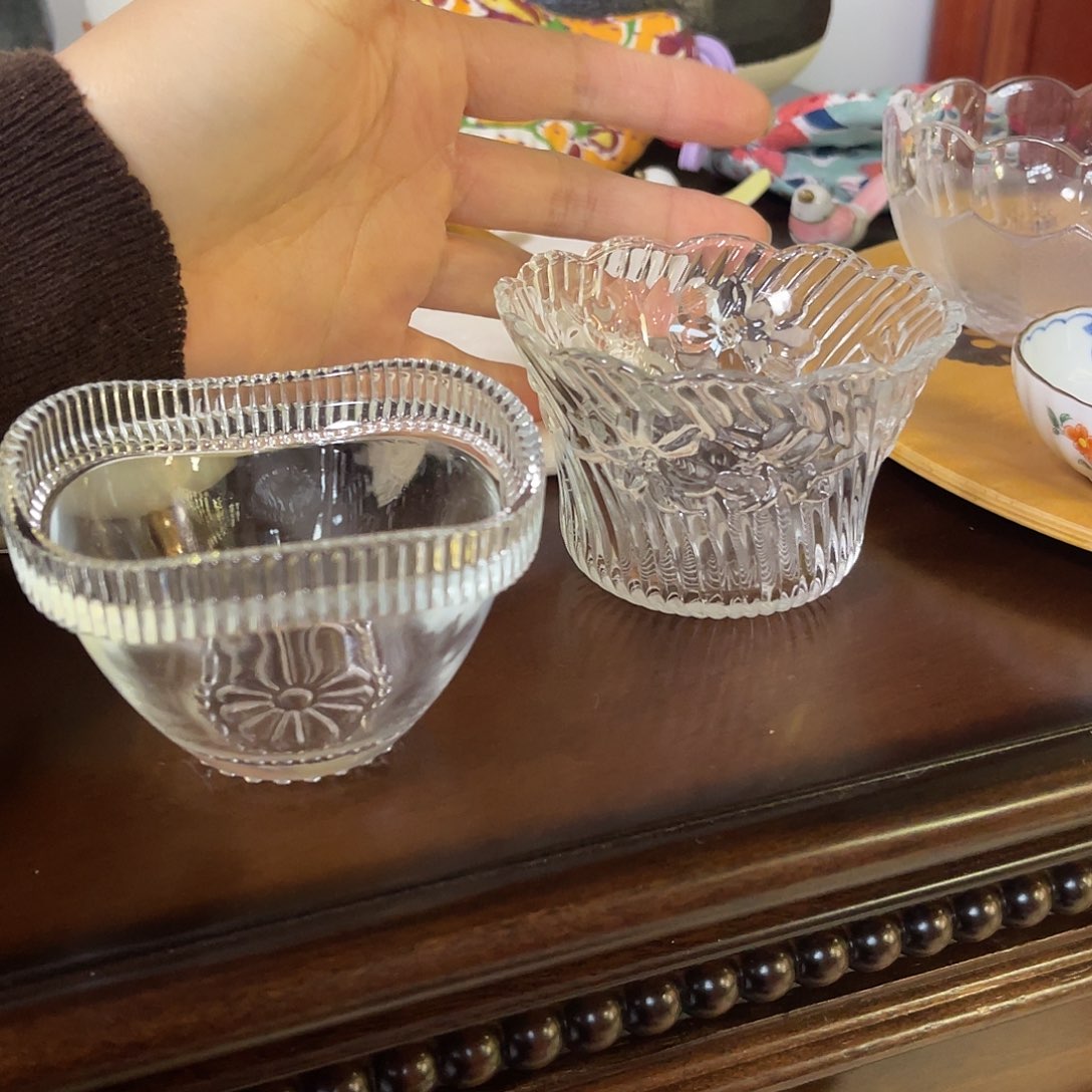 玻璃小号的沙拉碗水果小钵20