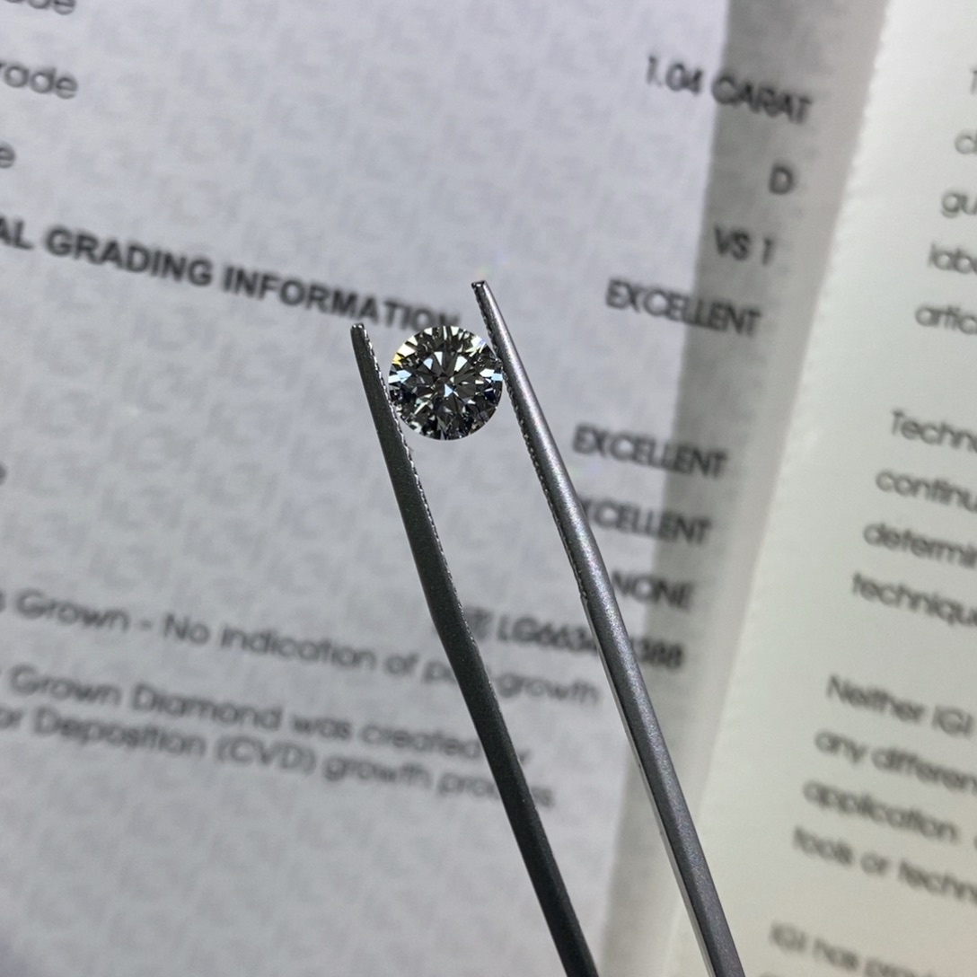 实验室培育钻石裸石未镶嵌婧*