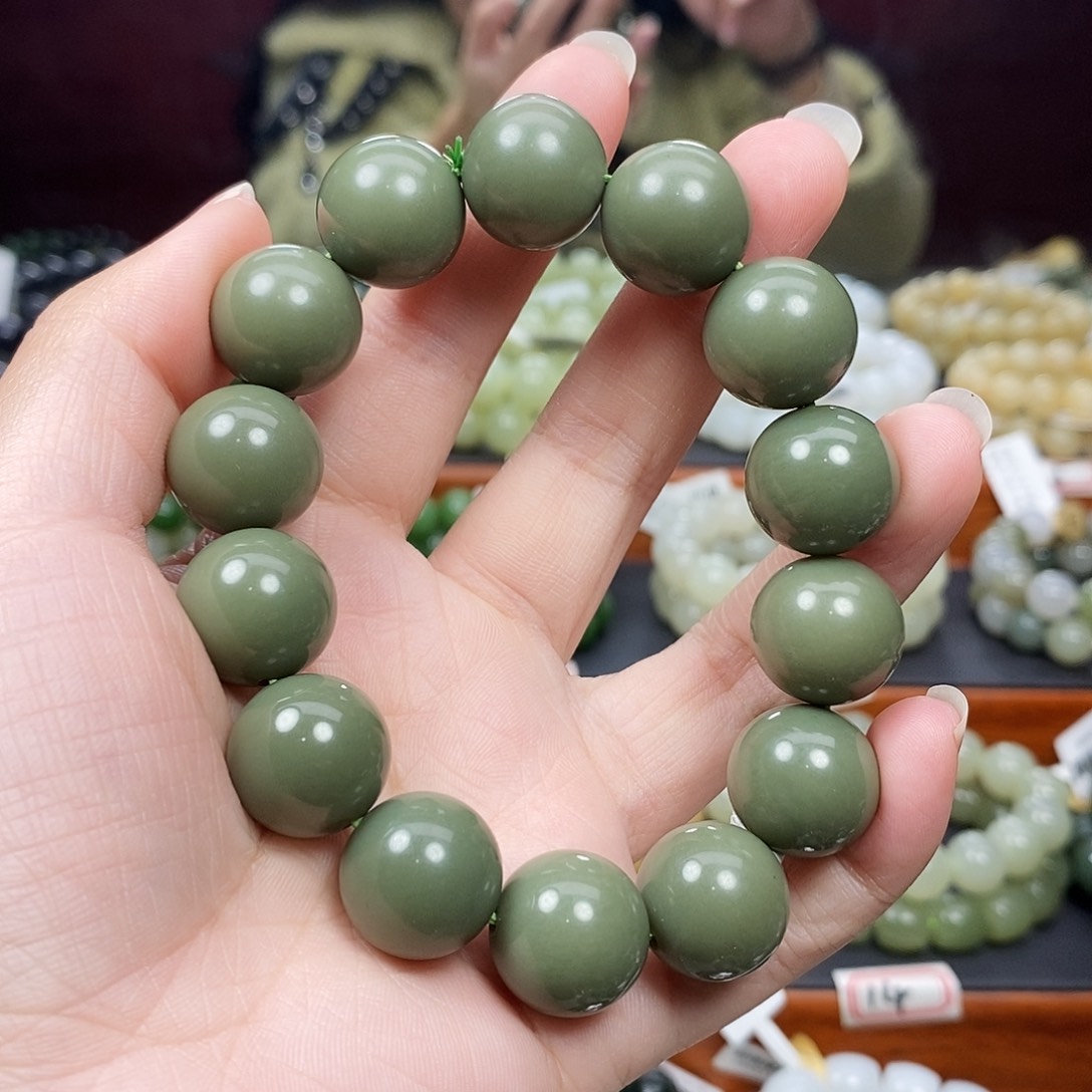 和田玉手链未镶嵌