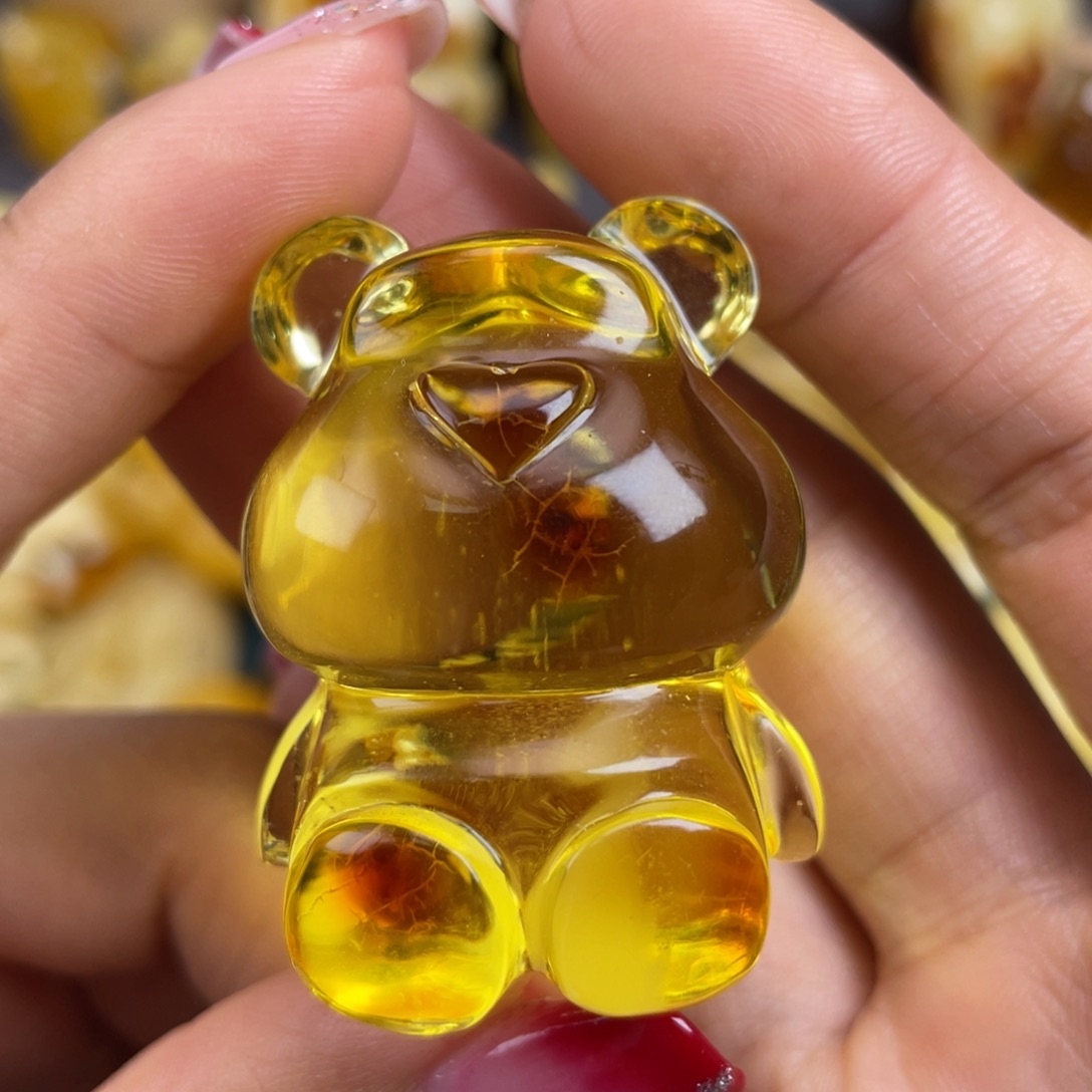 琥珀裸石未镶嵌蜜蜡