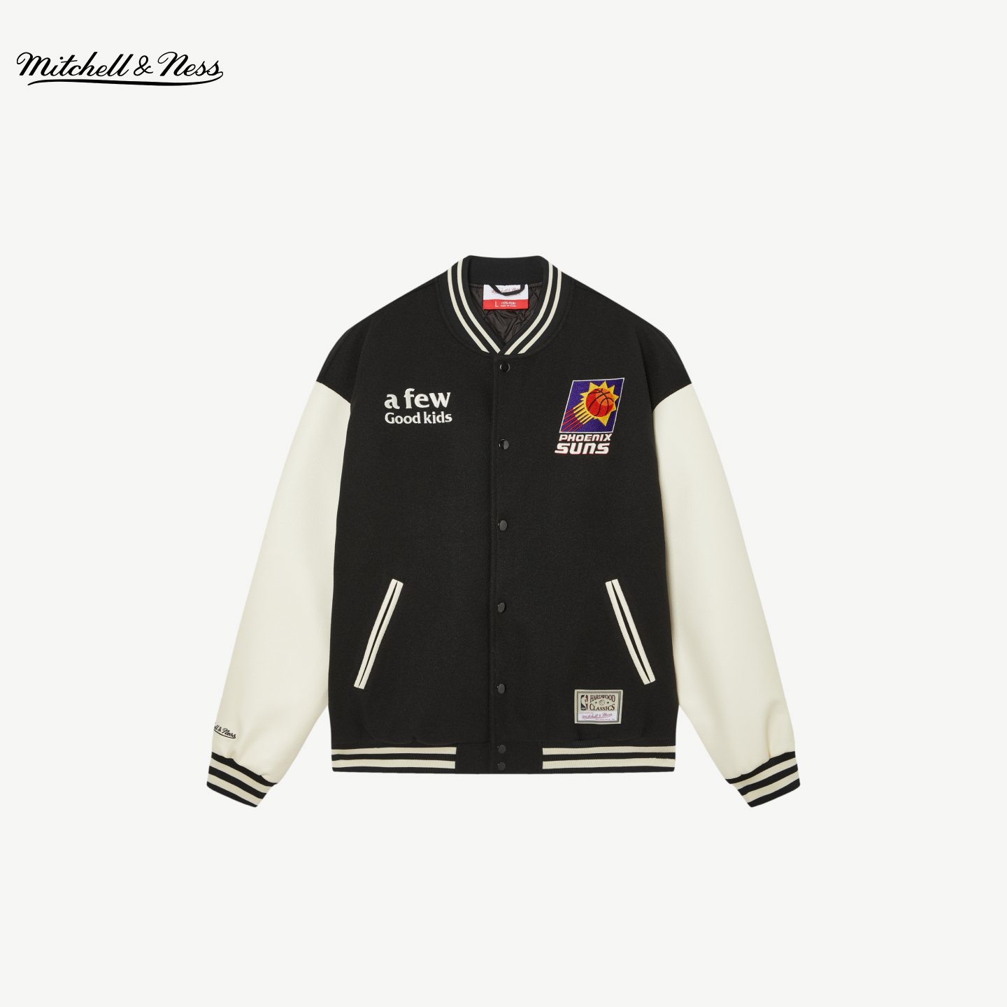 【马思唯同款】NBA官方mitchell&ness秋冬新品太阳队夹棉保暖夹克