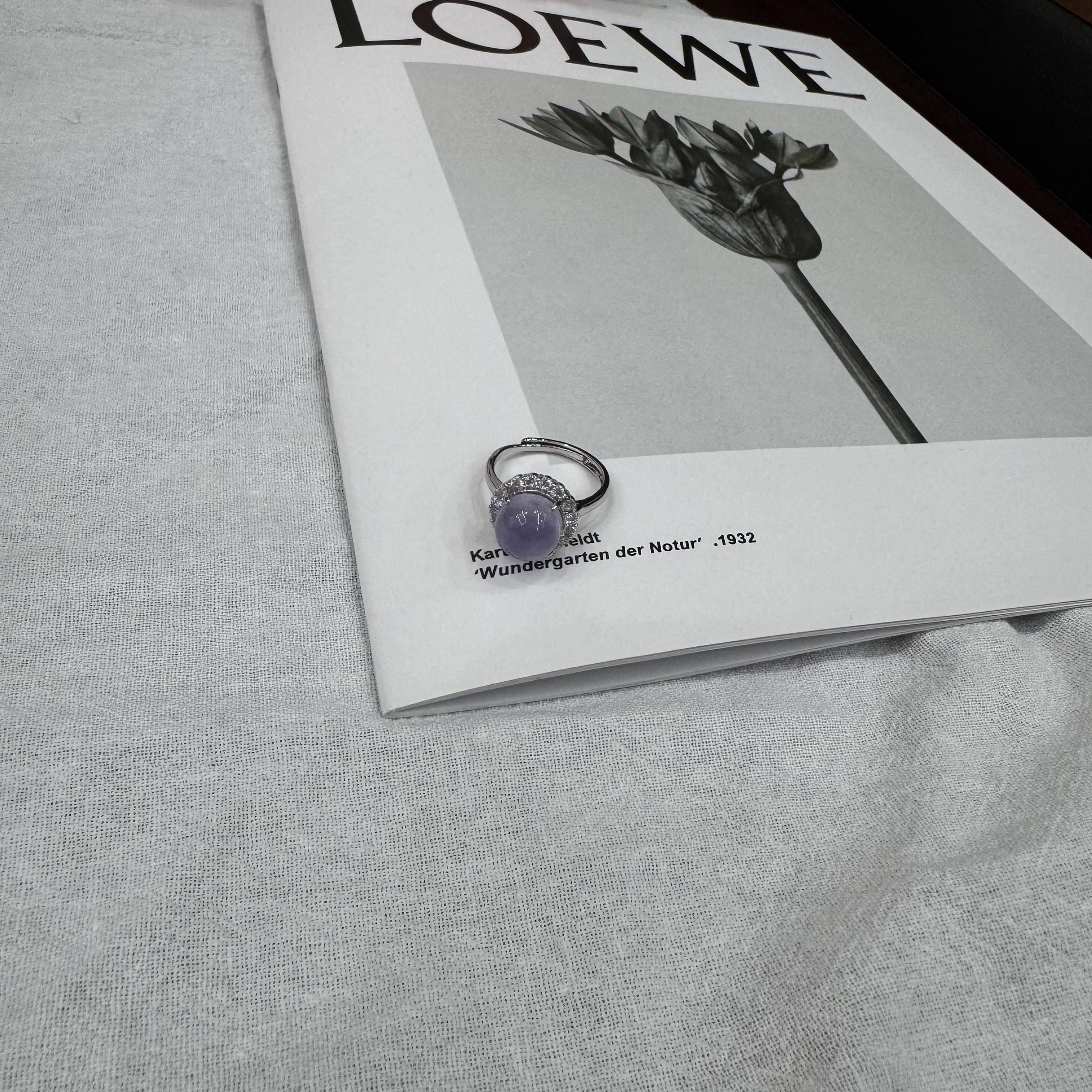 高定珠宝紫翡戒指HF872S518