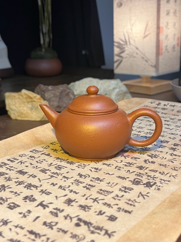 黄龙山老红泥 小水平壶 100毫升