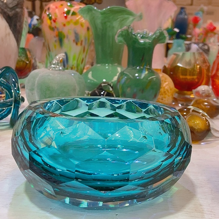 琉璃琉璃花瓶高8口11