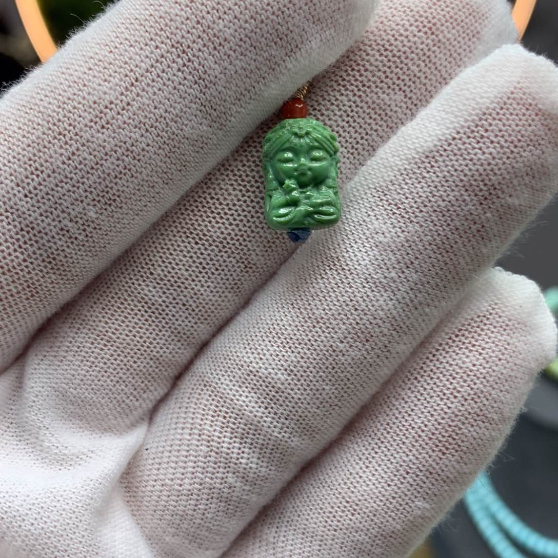 绿松石挂件未镶嵌