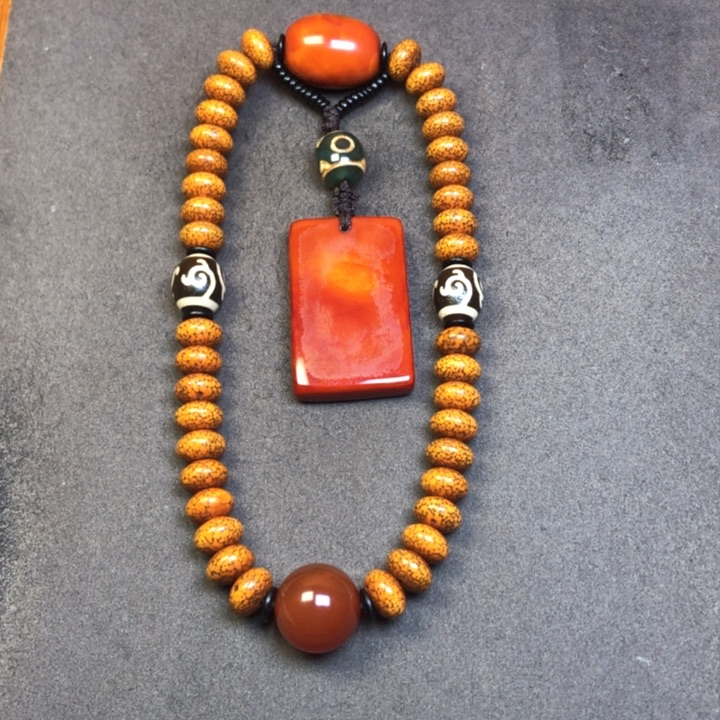 星月菩提吊坠星月