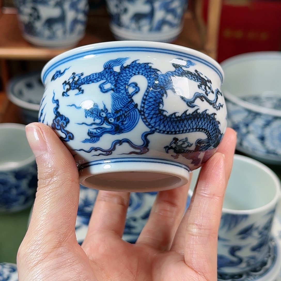 龙凤呈祥丰雅赏玩主人杯