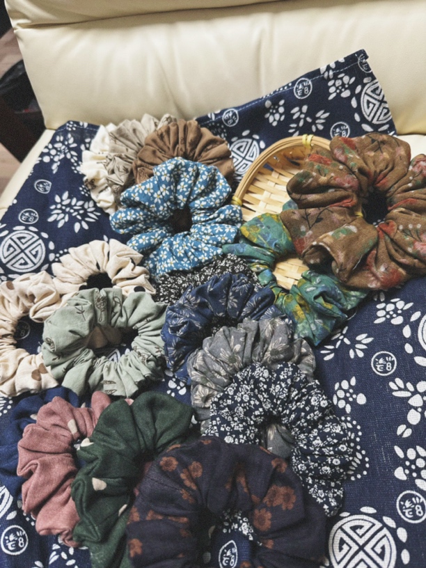 KiKi酱韩饰【自选链接】原创设计复古碎花系列集合发圈大肠圈小肠圈