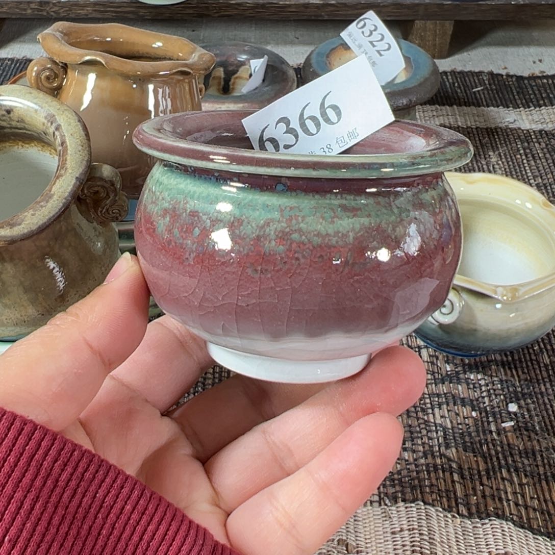 陶瓷景德镇手工花盆