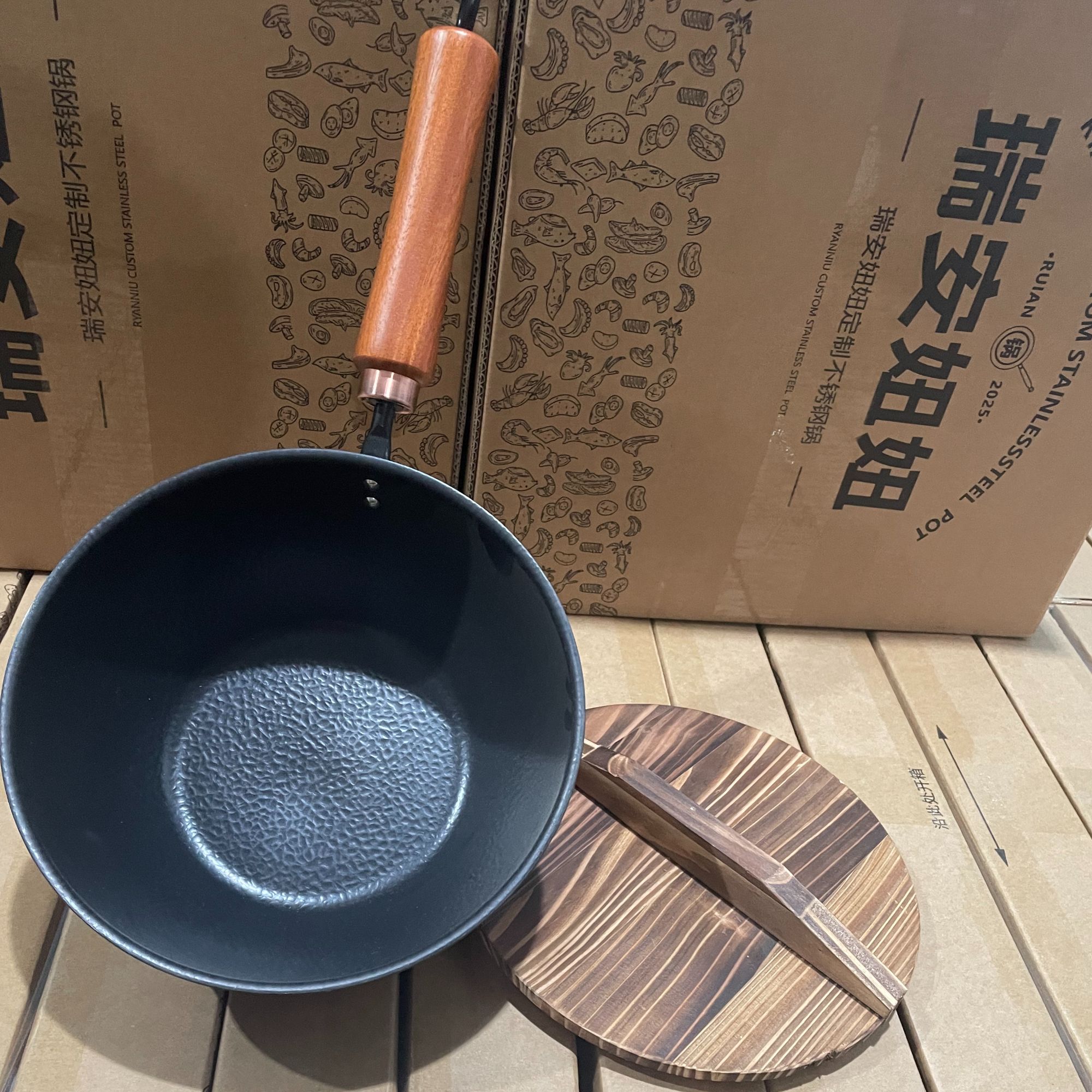 宣铁庄无涂层纯铁小奶锅【不保证粘锅】