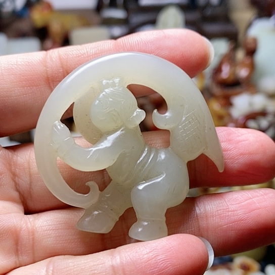 和田玉挂件未镶嵌