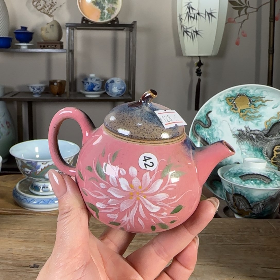 杯景德镇陶瓷柴烧多人