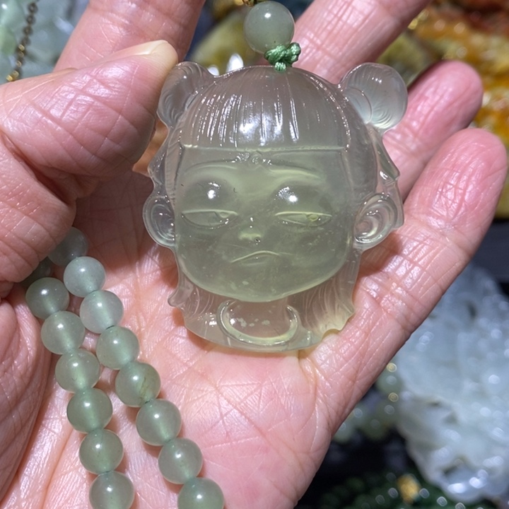 岫玉岫玉吊坠未镶嵌