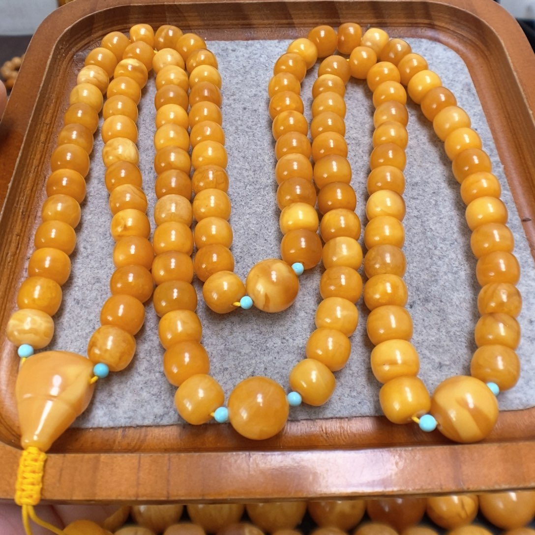 蜜蜡手串未镶嵌蜜蜡