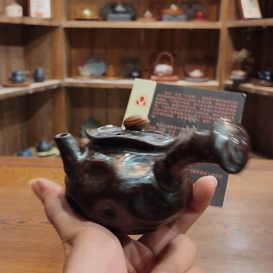 柴烧老岩泥茶器皿