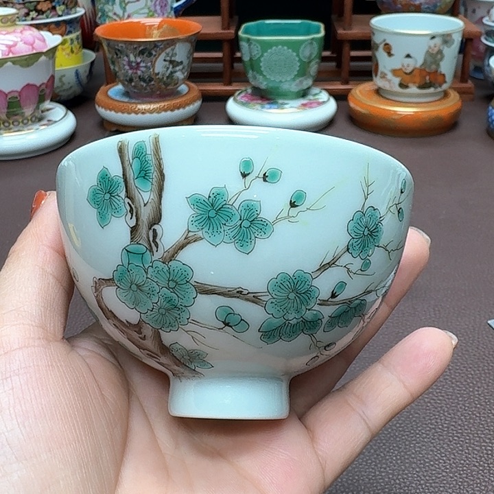 瓷片景德镇仿古手工制作精品展示