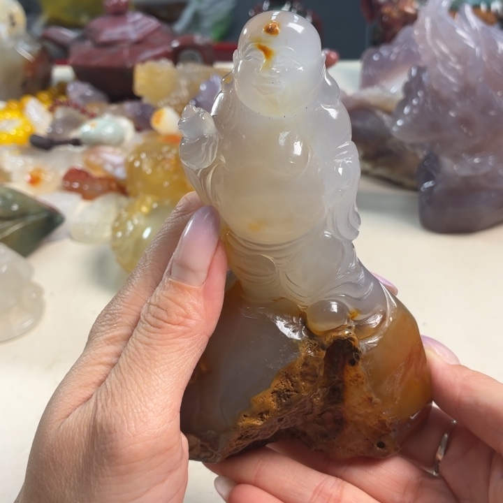 玛瑙/玉髓未镶嵌吊坠(不含链)