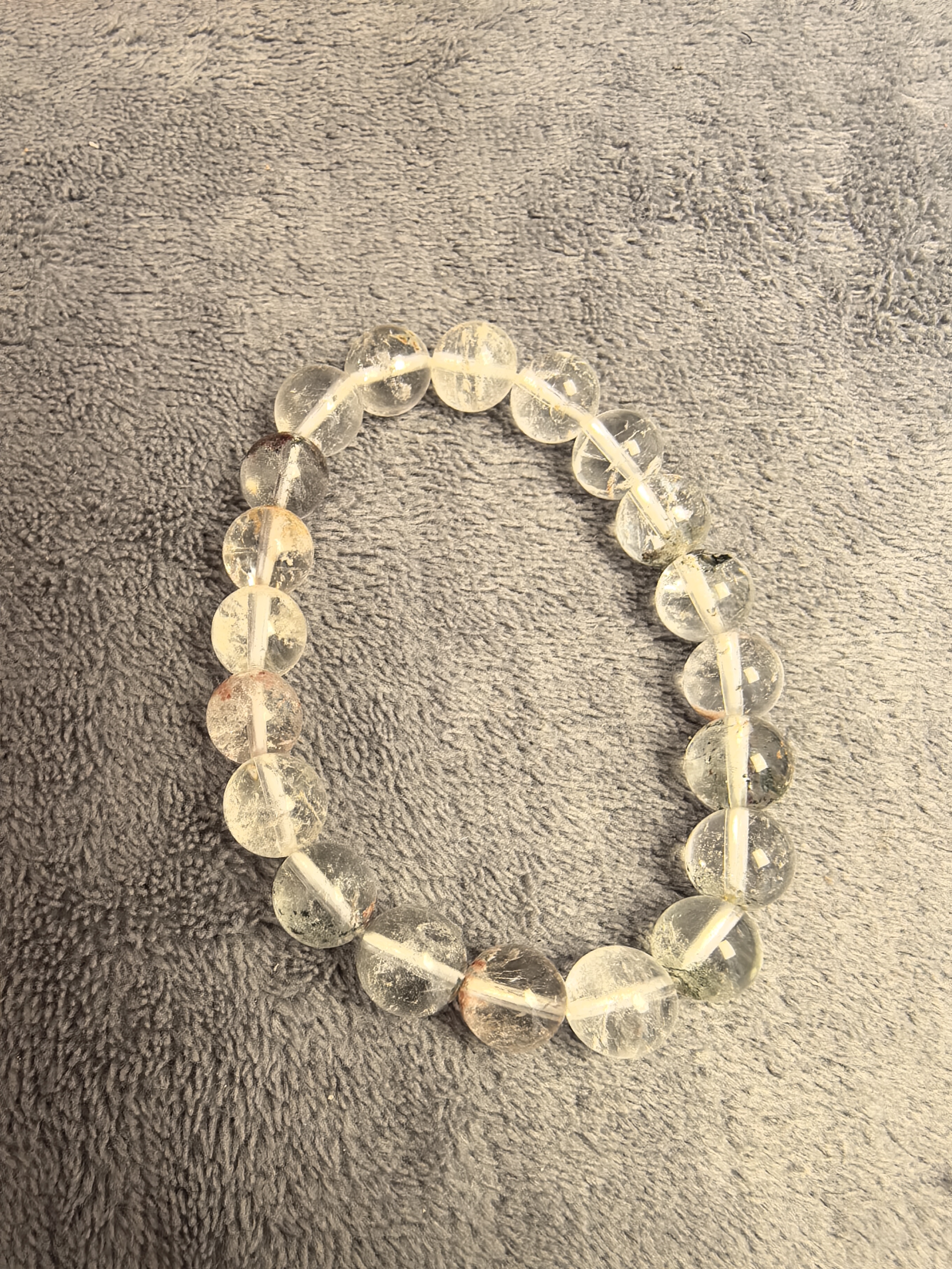 非金属仿水晶手镯 水晶手串非玻璃非人工