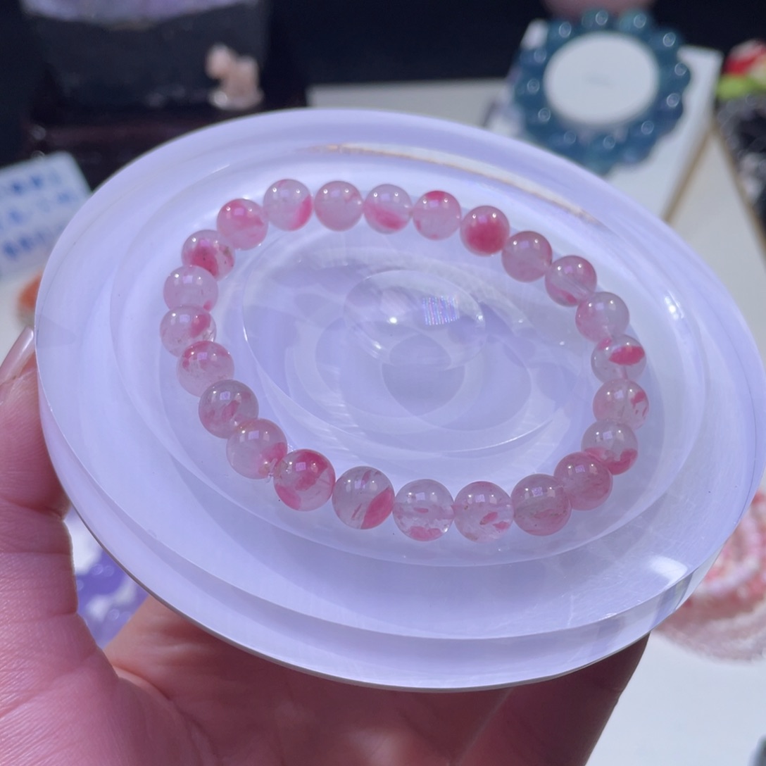 未镶嵌手链水晶满花瓣樱花雨8mn