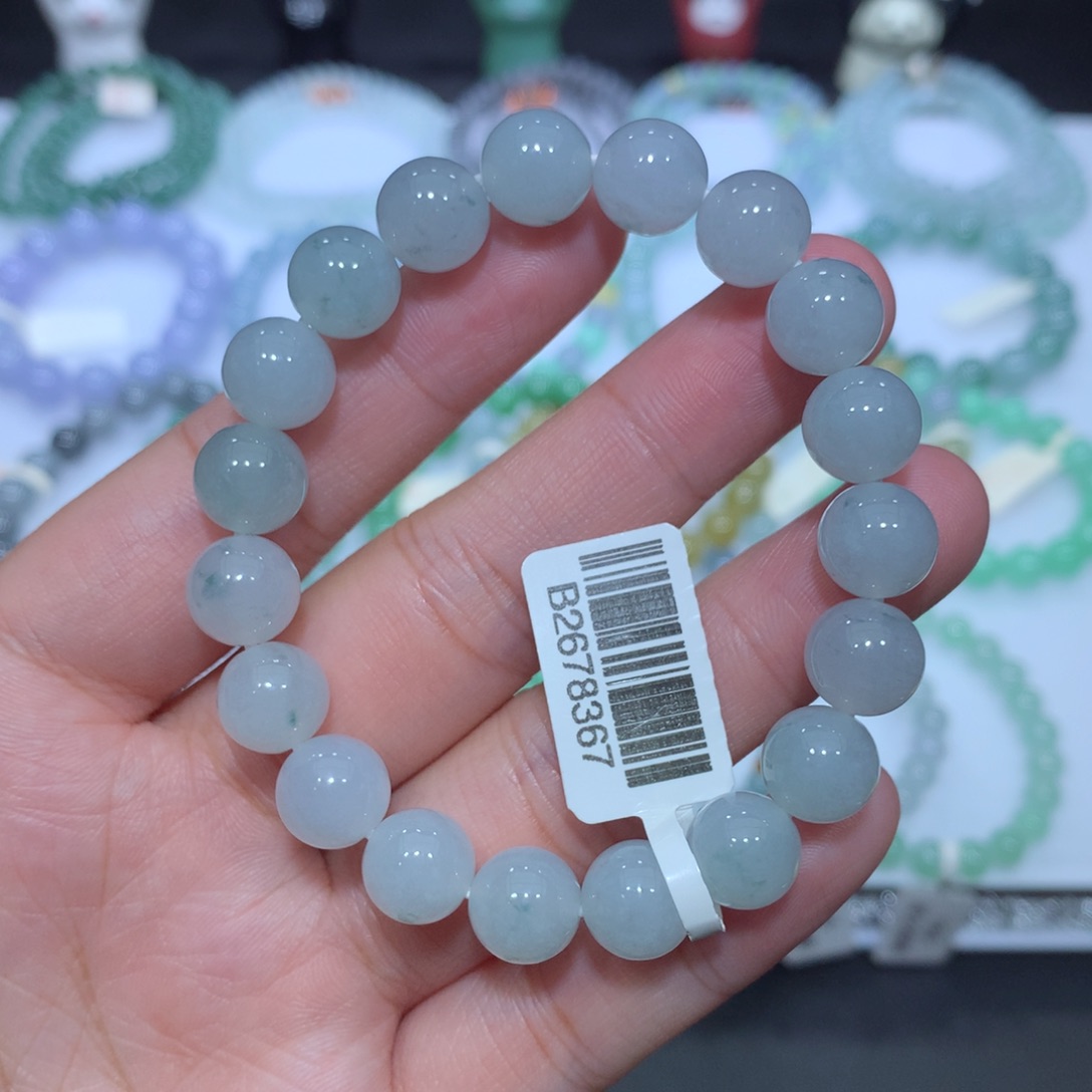 翡翠未镶嵌手串天然